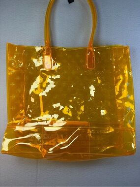 Rodan + Fields Transparent Yellow PVC Tote